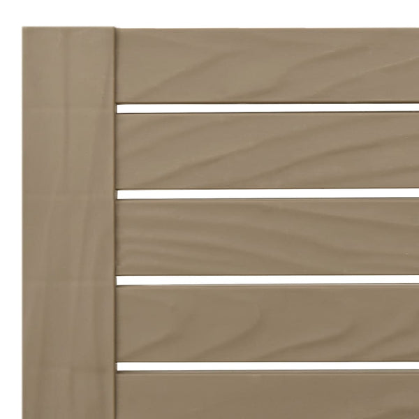 Hellbraune Sonnenliege Belo 155x58x83cm (Polypropylen)