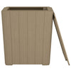 Hellbrauner Gartentisch mit abnehmbarer Platte Iordanta (pp)
