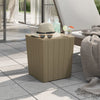 Hellbrauner Gartentisch mit abnehmbarer Platte Iordanta (pp)