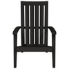 Schwarzer Adirondack Gartenstuhl Erchin (2 St.)
