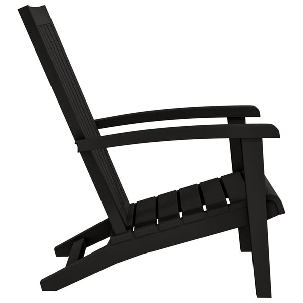 Schwarzer Adirondack Gartenstuhl Erchin (2 St.)
