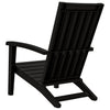 Schwarzer Adirondack Gartenstuhl Erchin (2 St.)