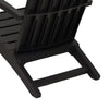Schwarzer Adirondack Gartenstuhl Erchin (2 St.)