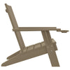 Hellbrauner Adirondack-Gartenstuhl Sad 75x88,5x89,5cm (PP)