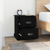Nachttisch Kaliyah schwarz 39x39x47,5cm (Holz)