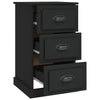 Nachttisch Doana 39x39x67cm (Holz), schwarz