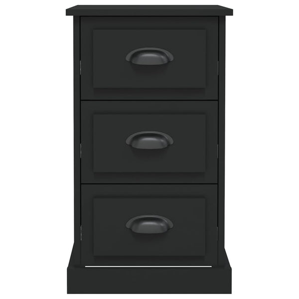 Nachttisch Doana 39x39x67cm (Holz), schwarz