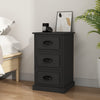 Nachttisch Doana 39x39x67cm (Holz), schwarz