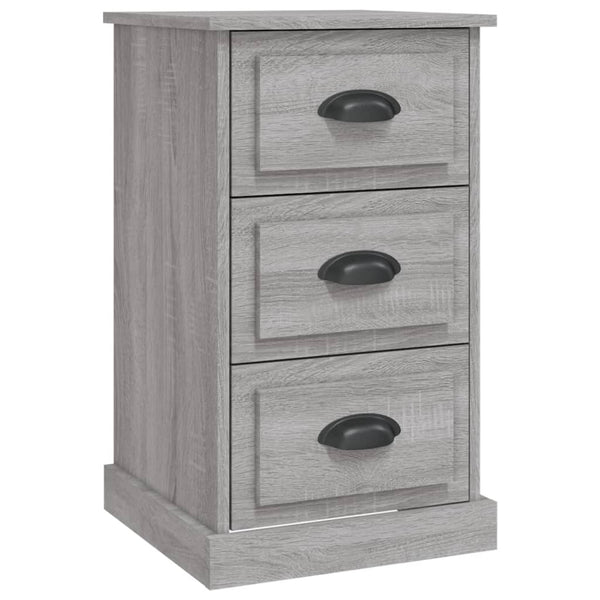 Nachttisch Doana grau 39x39x67cm (Holz)