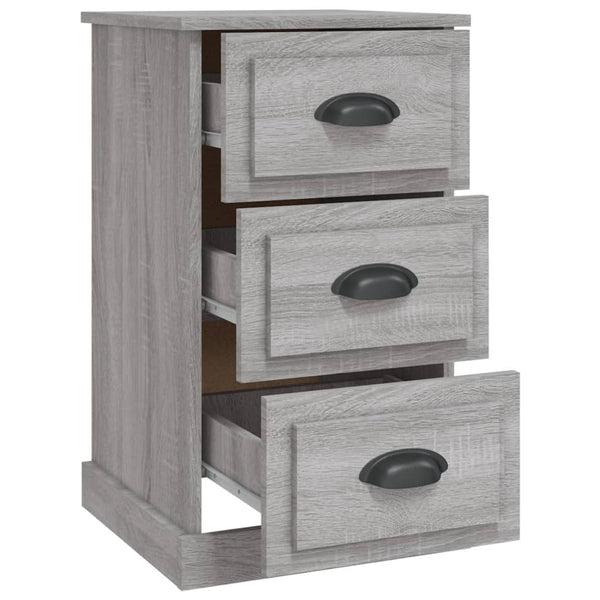 Nachttisch Doana grau 39x39x67cm (Holz)