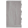 Nachttisch Doana grau 39x39x67cm (Holz)