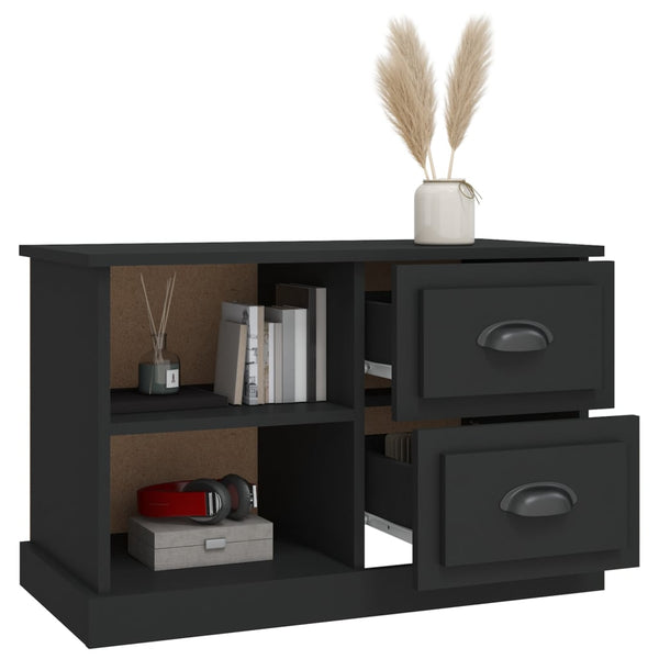 Schwarzer TV-Schrank Seila 73x35,5x47,5cm (Holz)
