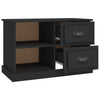 Schwarzer TV-Schrank Seila 73x35,5x47,5cm (Holz)