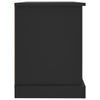 Schwarzer TV-Schrank Seila 73x35,5x47,5cm (Holz)