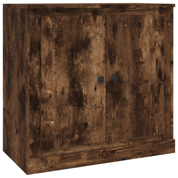 Sideboard Periana aus Räuchereiche 70x35,5x67,5cm (Holz)