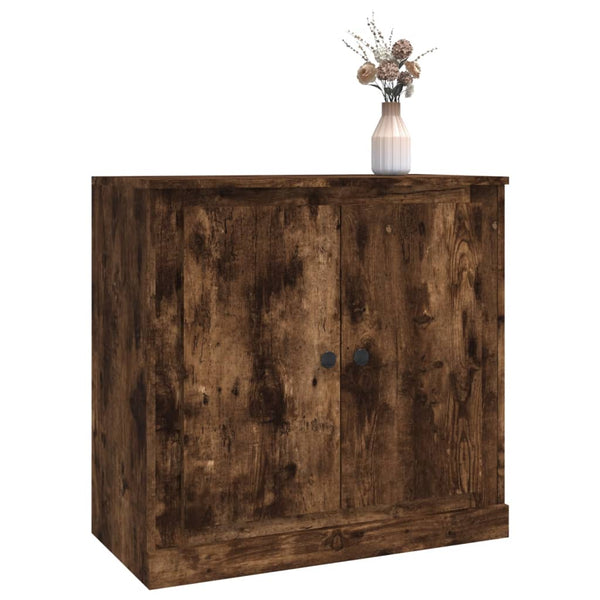 Sideboard Periana aus Räuchereiche 70x35,5x67,5cm (Holz)