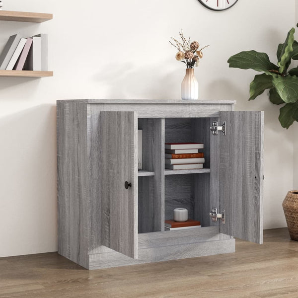 Graues Sideboard Periana 70x35,5x67,5cm (Holz)