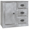 Betongraues Sideboard Stalian 70x35,5x67,5cm (Holz)