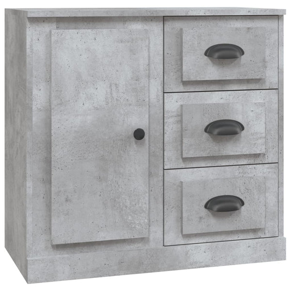Betongraues Sideboard Stalian 70x35,5x67,5cm (Holz)