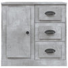 Betongraues Sideboard Stalian 70x35,5x67,5cm (Holz)