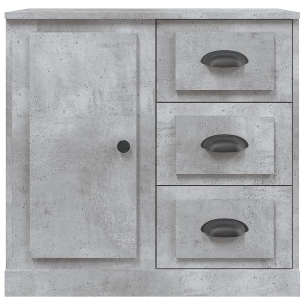 Betongraues Sideboard Stalian 70x35,5x67,5cm (Holz)
