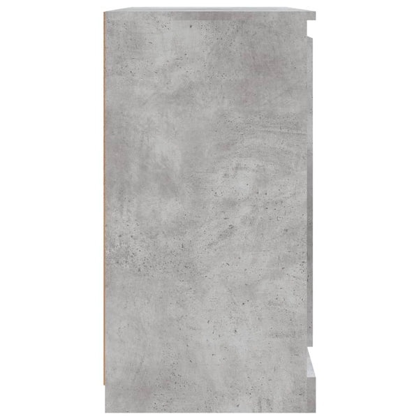 Betongraues Sideboard Stalian 70x35,5x67,5cm (Holz)