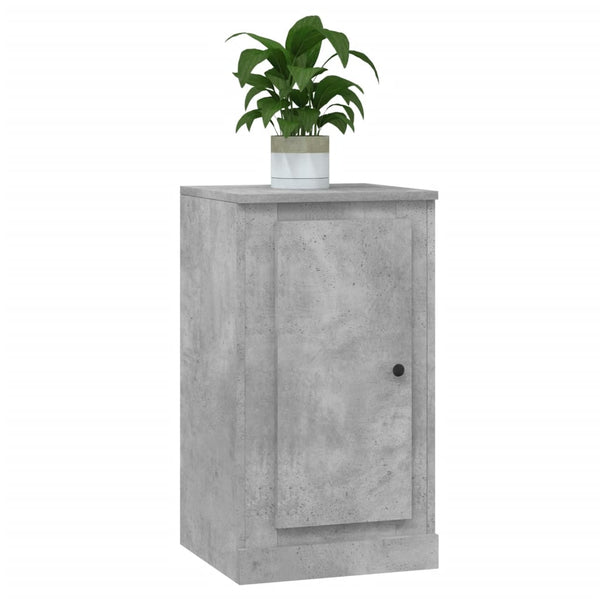 Sideboard aus Beton in Grau Calefariu 37,5x35,5x67,5cm (Holz)