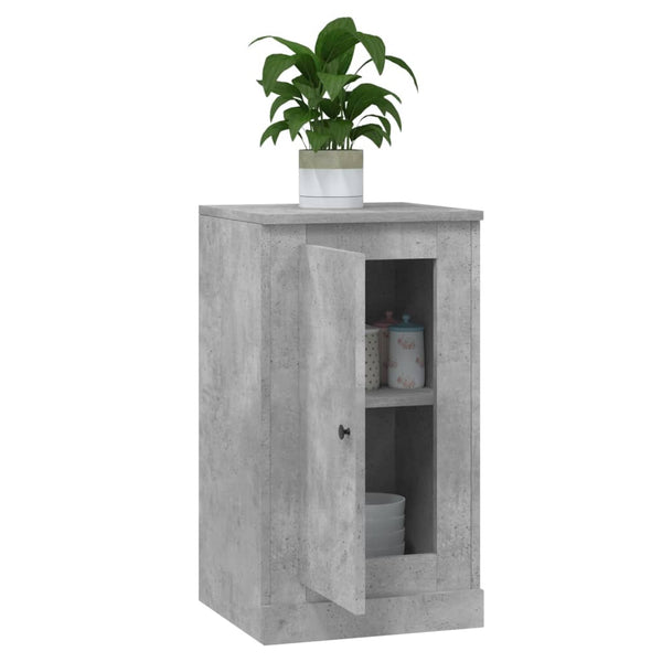 Sideboard aus Beton in Grau Calefariu 37,5x35,5x67,5cm (Holz)