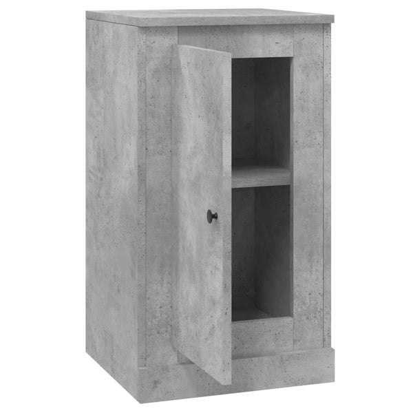 Sideboard aus Beton in Grau Calefariu 37,5x35,5x67,5cm (Holz)