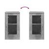 Sideboard aus Beton in Grau Calefariu 37,5x35,5x67,5cm (Holz)