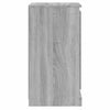 Graues Sideboard Calefariu 37,5x35,5x67,5cm (Holz)