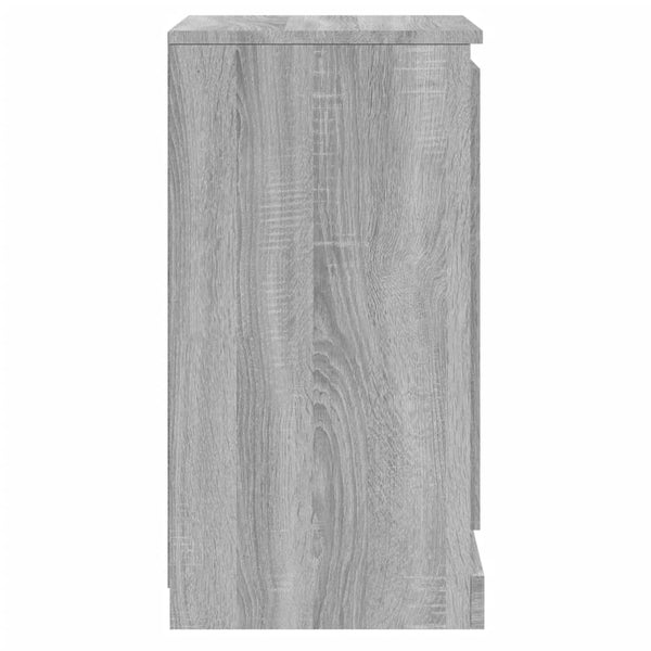 Graues Sideboard Calefariu 37,5x35,5x67,5cm (Holz)