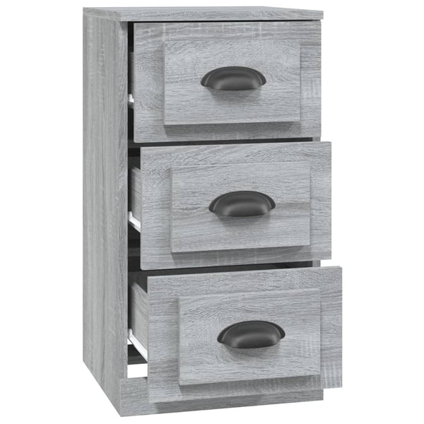 Harmaa senkki Giz 36x35,5x67,5cm (puinen)