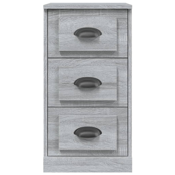 Harmaa senkki Giz 36x35,5x67,5cm (puinen)
