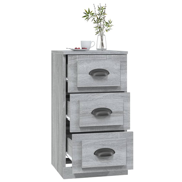 Harmaa senkki Giz 36x35,5x67,5cm (puinen)