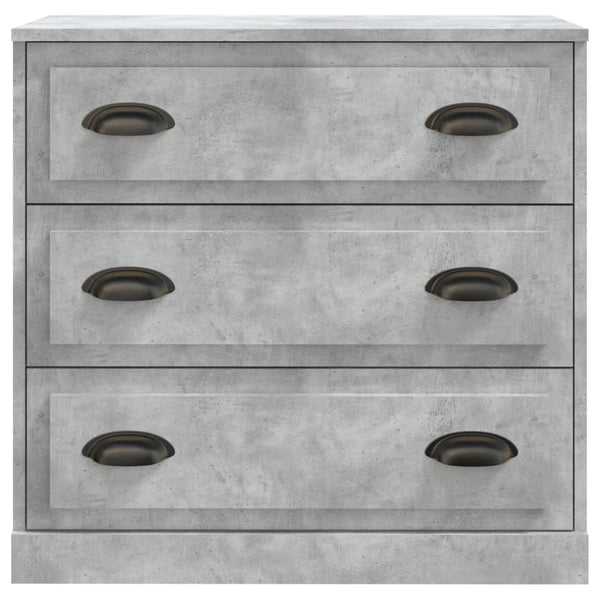 Betongraues Sideboard Maruseac 70x35,5x67,5cm (Holz)