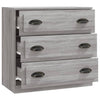 Graues Sideboard Maruseac 70x35,5x67,5cm (Holz)