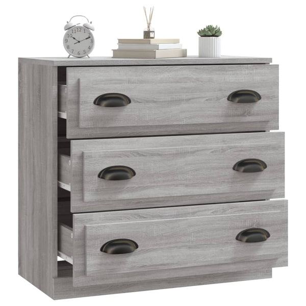 Graues Sideboard Maruseac 70x35,5x67,5cm (Holz)