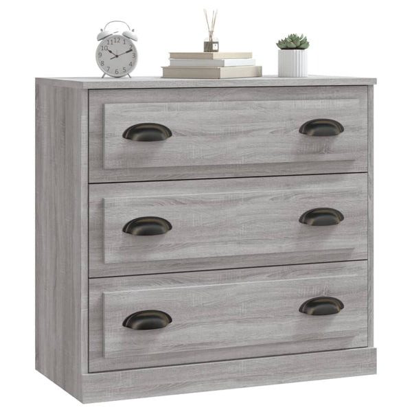 Graues Sideboard Maruseac 70x35,5x67,5cm (Holz)