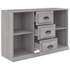 Graues Sideboard Hoffman 104,5x35,5x67,5cm (Holz)