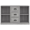 Graues Sideboard Hoffman 104,5x35,5x67,5cm (Holz)