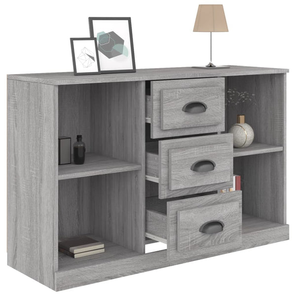 Graues Sideboard Hoffman 104,5x35,5x67,5cm (Holz)