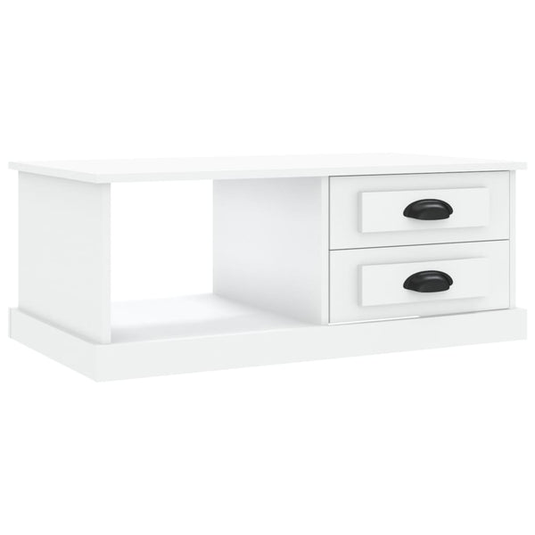 Couchtisch Jager weiß 90x50x35cm (Holz)