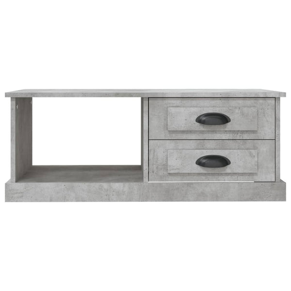 Betoninharmaa sohvapöytä Jager 90x50x35cm (puinen)