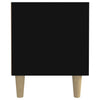 Schwarzes TV-Möbel Eftime 180x31,5x40cm (Holz)
