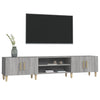 Graues TV-Möbel Eftime 180x31,5x40cm (Holz)