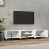 Weißes TV-Lowboard Burnett 180x31,5x40cm (Holz)