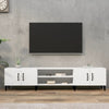 Weißes TV-Lowboard Burnett 180x31,5x40cm (Holz)