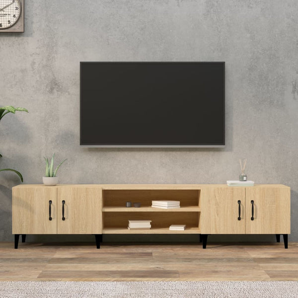 TV-Lowboard Burnett Sonoma Eiche 180x31,5x40cm (Holz)