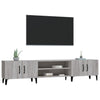 Harmaa tv-taso Burnett 180x31,5x40cm (puinen)